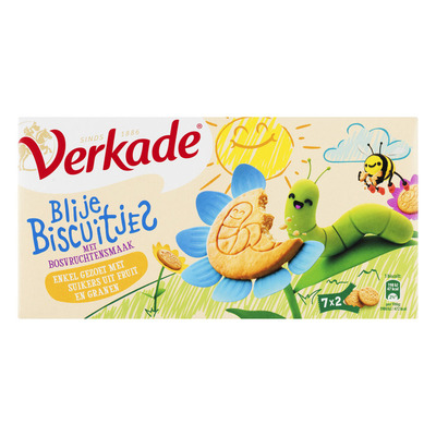 Verkade Blije biscuitjes bosvruchten