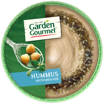 Garden Gourmet Houmous mediterranean herbs