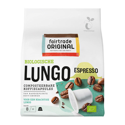 Fairtrade Original Espresso lungo capsules bio