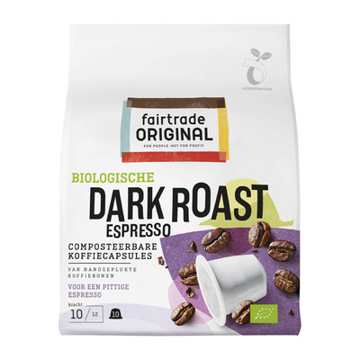 Fairtrade Original Dark roast espresso capsules bio