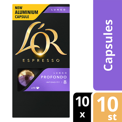 L'OR espresso Lungo Profondo capsules 100 stuks
