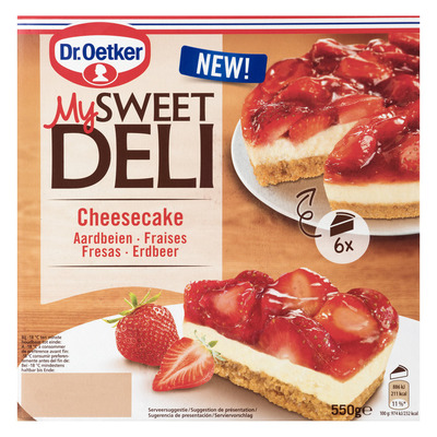 Dr. Oetker Aardbeien cheesecake