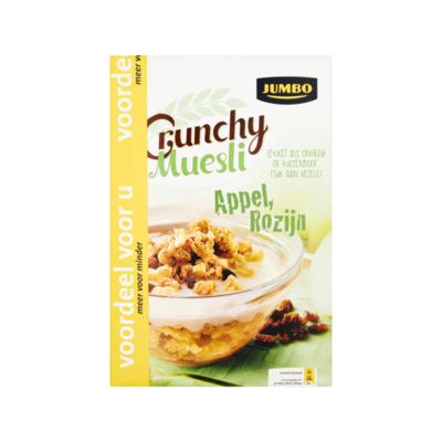 Huismerk Crunchy Muesli Appel Rozijn Voordeel