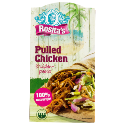 Rosita's Pulled chicken kruidenpasta