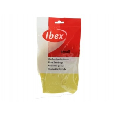 Ibex Huishoudhandschoenen geel small