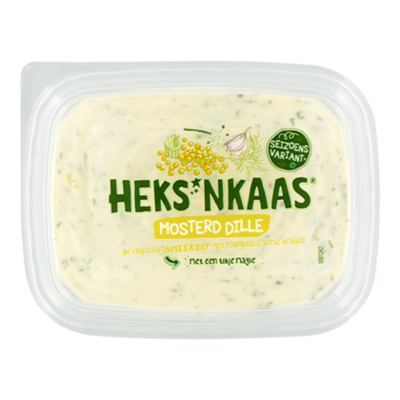 Heks'nkaas Smeerdip mosterd dille