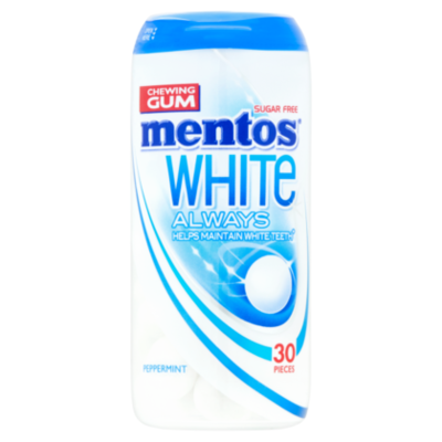 Mentos Gum white always peppermint