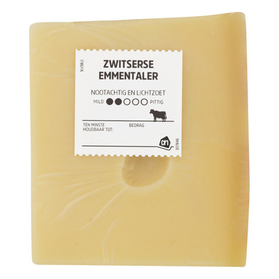 Huismerk Zwitserse Emmentaler AOP 45+ voorverpakt