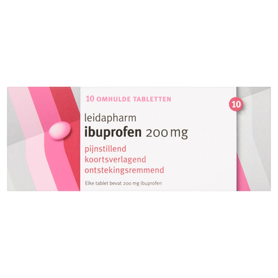 Leidapharm Ibuprofen 200 mg 10 Stuks