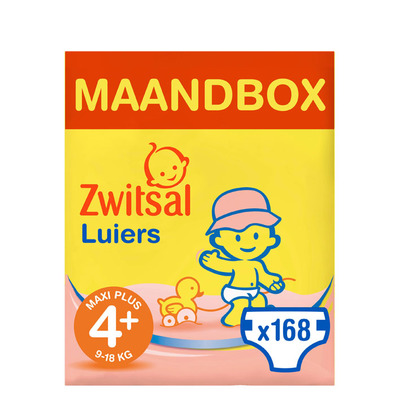 Zwitsal Luiers maxi plus maandbox