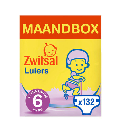 Zwitsal Luiers junior XL maandbox