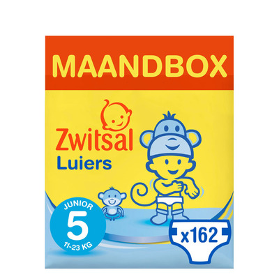 Zwitsal Luiers junior maandbox