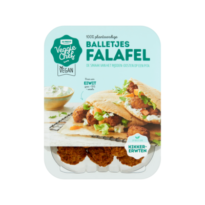 Huismerk Veggie Chef 100% Plantaardige Balletjes Falafel