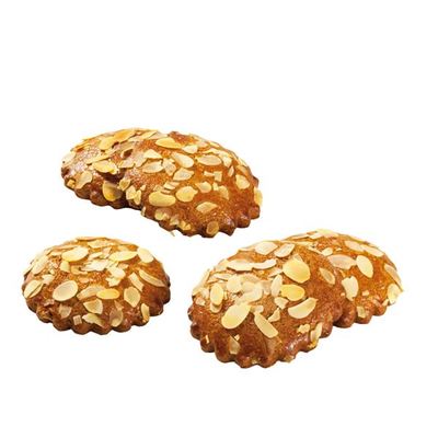 roomboter mini speculaas gevulde koek met amandelschaafsel