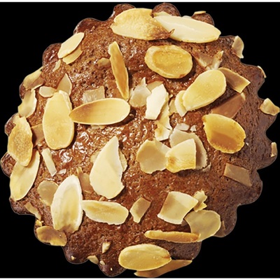 roomboter mini speculaas gevulde koek met amandelschaafsel