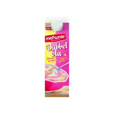 Melkunie Dubbelvla aardbei banaan