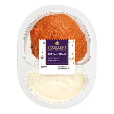 Huismerk Filet americain met truffelmayonaise