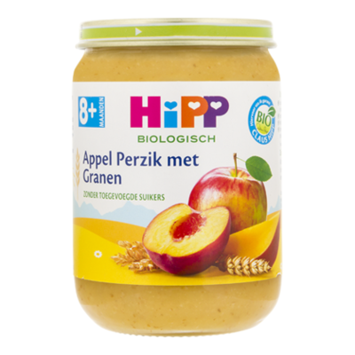 HiPP 8+ Appel perzik granen biologisch
