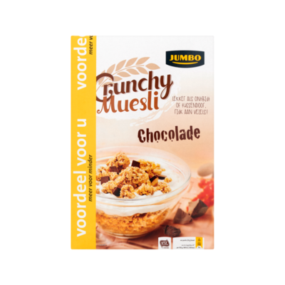 Huismerk Crunchy Muesli Chocolade Voordeel