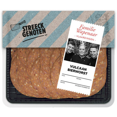 Streeckgenoten Vulcaan bierworst