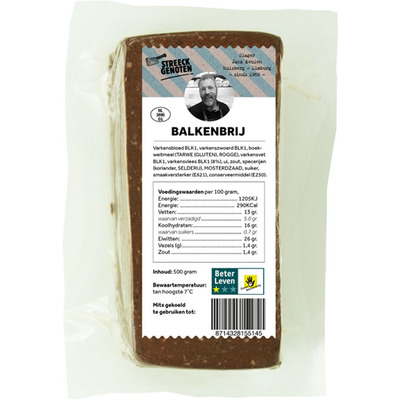 Streeckgenoten Limb balkenbrij