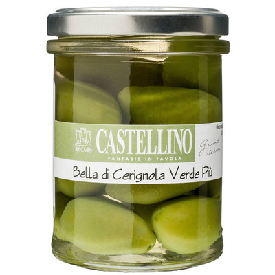 Castellino Bella di cerignola verde più olijven