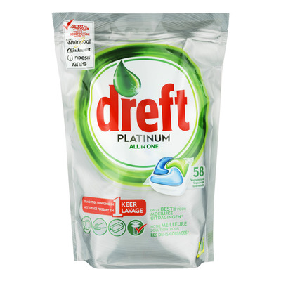 Dreft Platinum vaatwastabletten regular