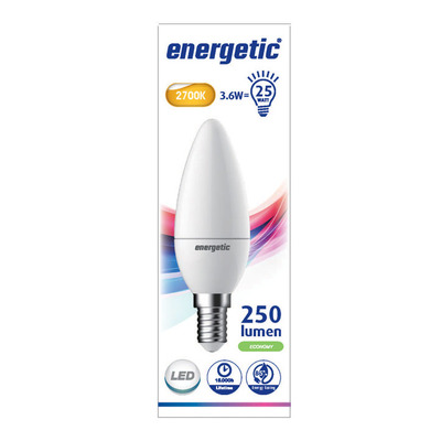 Energetic Led kaars e14 25w