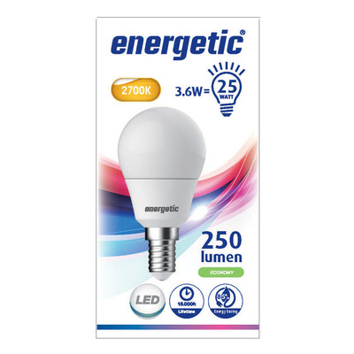 Energetic Led kogel e14 25w