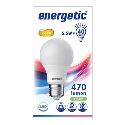 Energetic Led standaard e27 40wd
