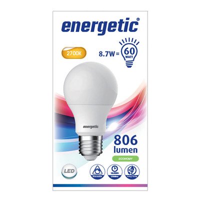 Energetic Led standaard e27 60wd