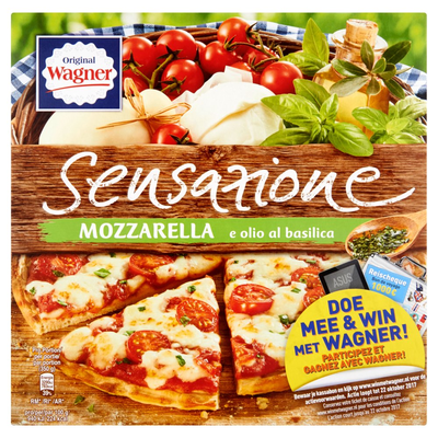 Original Wagner Sensazione Mozzarella met Kerstomaten 350 g