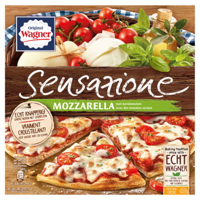 Original Wagner Sensazione Mozzarella met Kerstomaten 350 g
