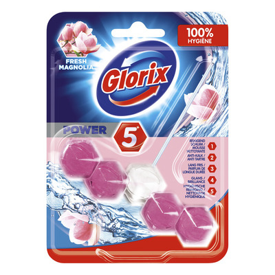 Glorix Wc blok pink flower