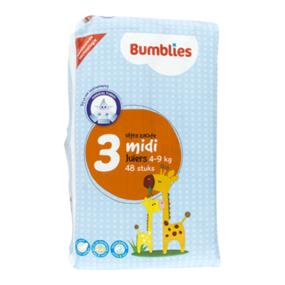 Bumblies Luiers midi 3 pak