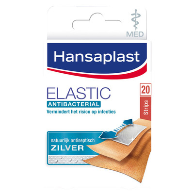 Hansaplast Elastic zilver strips