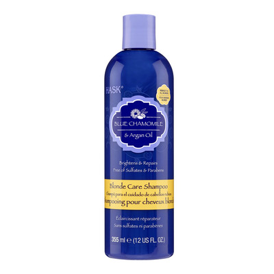 Hask Blue chamomille argan blonde shampoo