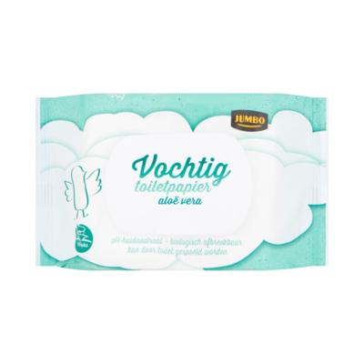 Huismerk Vochtig Toiletpapier Aloë Vera