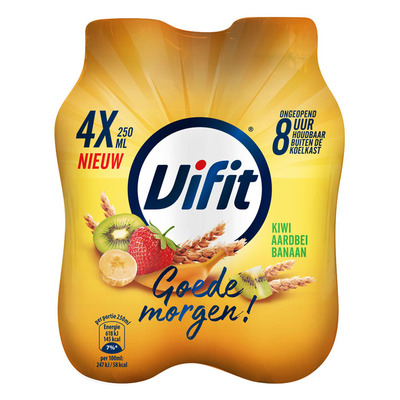 Vifit Goedemorgen kiwi-aardbei-banaan
