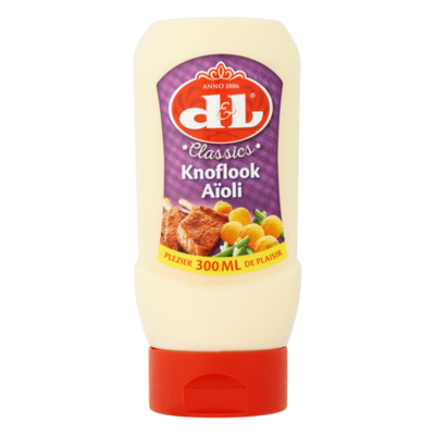 D&L Classics Knoflook Aïoli Knijpfles