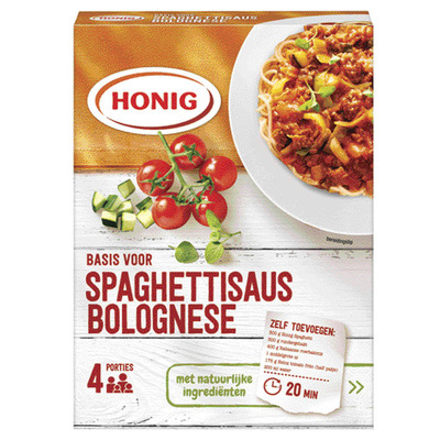 Honig Mix voor spaghettisaus bolognese