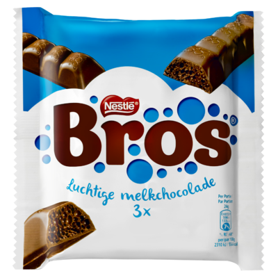 Nestlé Bros luchtige melk chocolade