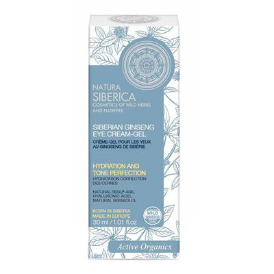 Natura Siberica Ginseng eye cream-gel moisturizing