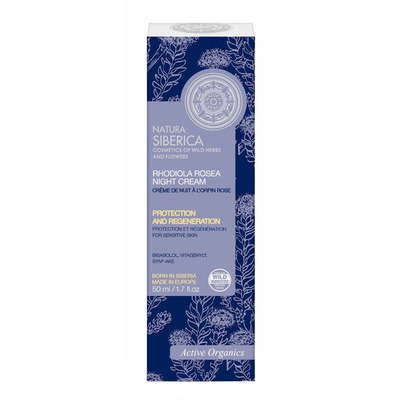 Natura Siberica Rhodiola rosea night cream protection