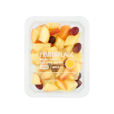 Jumbo Fruitsalade Meloen-Ananas-Rode Appel-Druiven