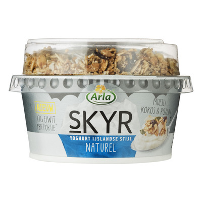Arla Skyr naturel muesli kokos & rozijn