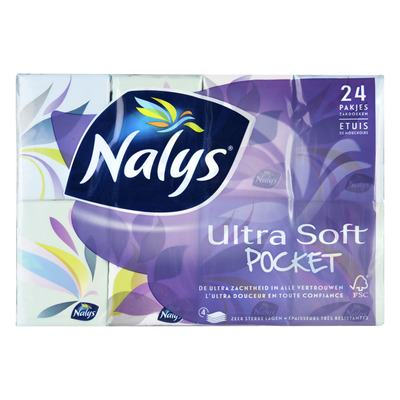 Nalys Ultra soft pocket zakdoekjes