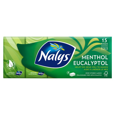Nalys Menthol eucalyptol zakdoekjes