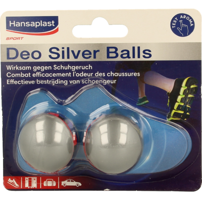 Hansaplast Sport Deo Silver Balls Schoendeodorant Bolletjes