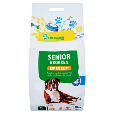 Ranzijn Senior Brokken Kip en Rijst 3 kg